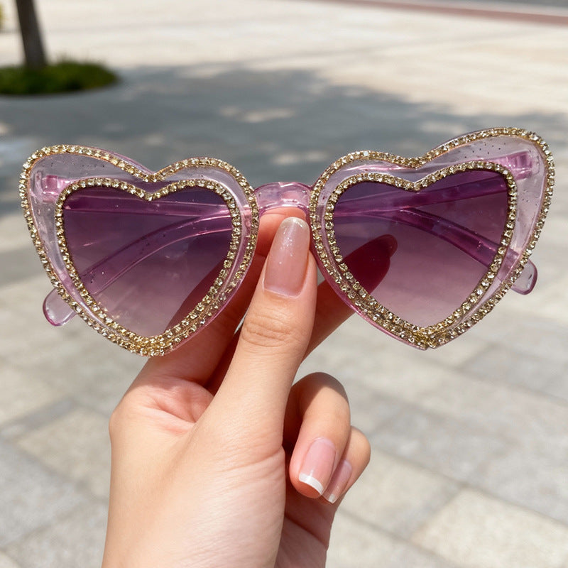 Glamouröse Herzrahmen-Sonnenbrille Brehn