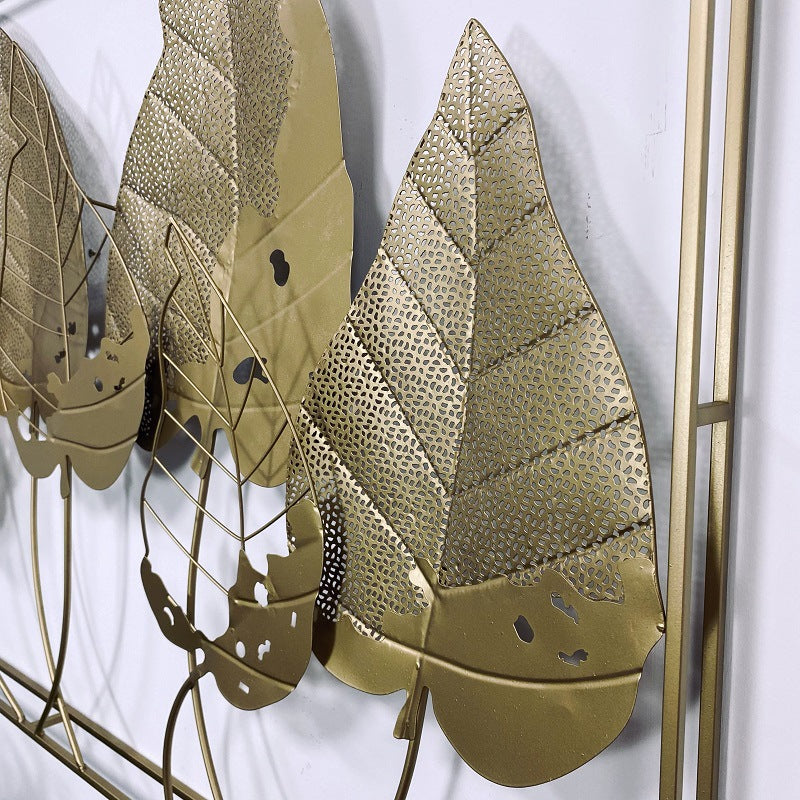 Dekorative Metallblatt-Wandkunstskulptur Brehn 1789208555