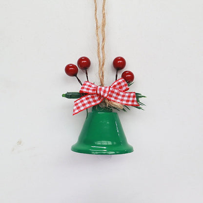 Weihnachtsglocke mit dekorativem Kranz