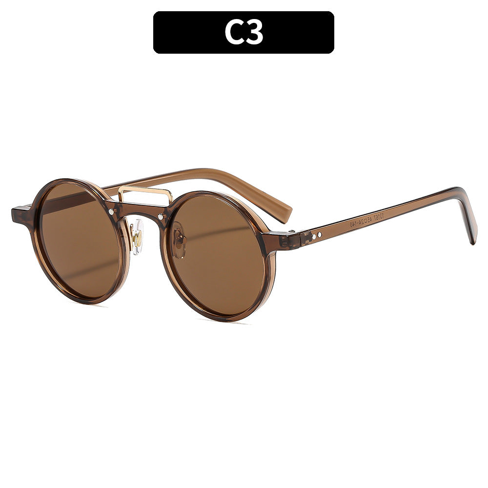 Runde Vintage Sonnenbrille