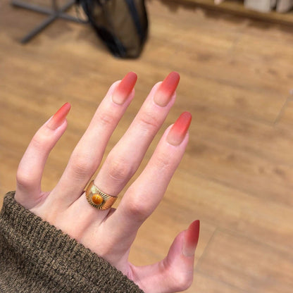 Elegante Ombre Nagelverlängerungen