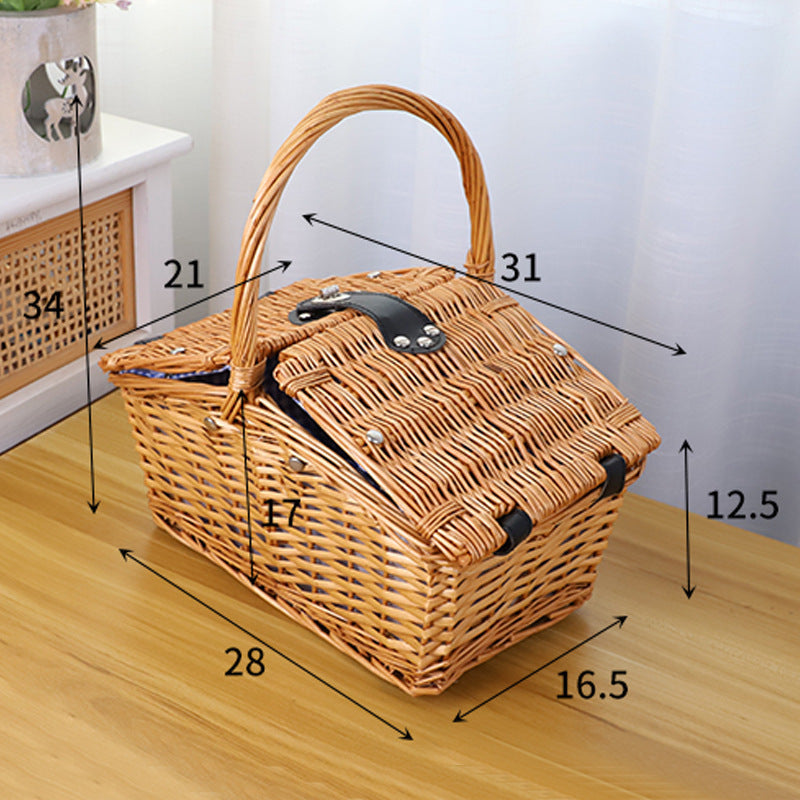 Picknickdecke mit Wasserdichter Unterseite und Check-Muster Brehn