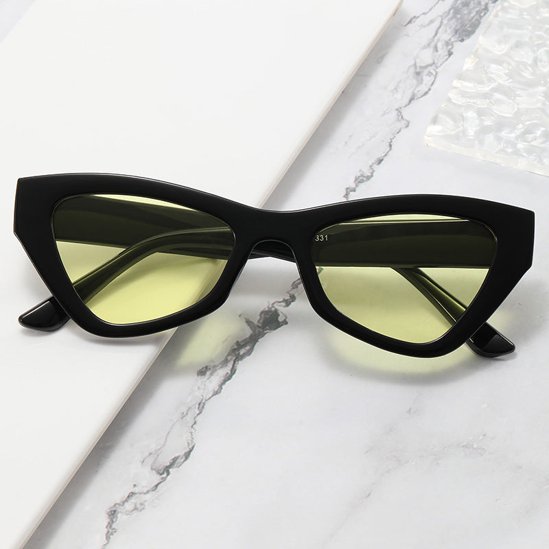 Damen trendige Cat-Eye Sonnenbrille Brehn