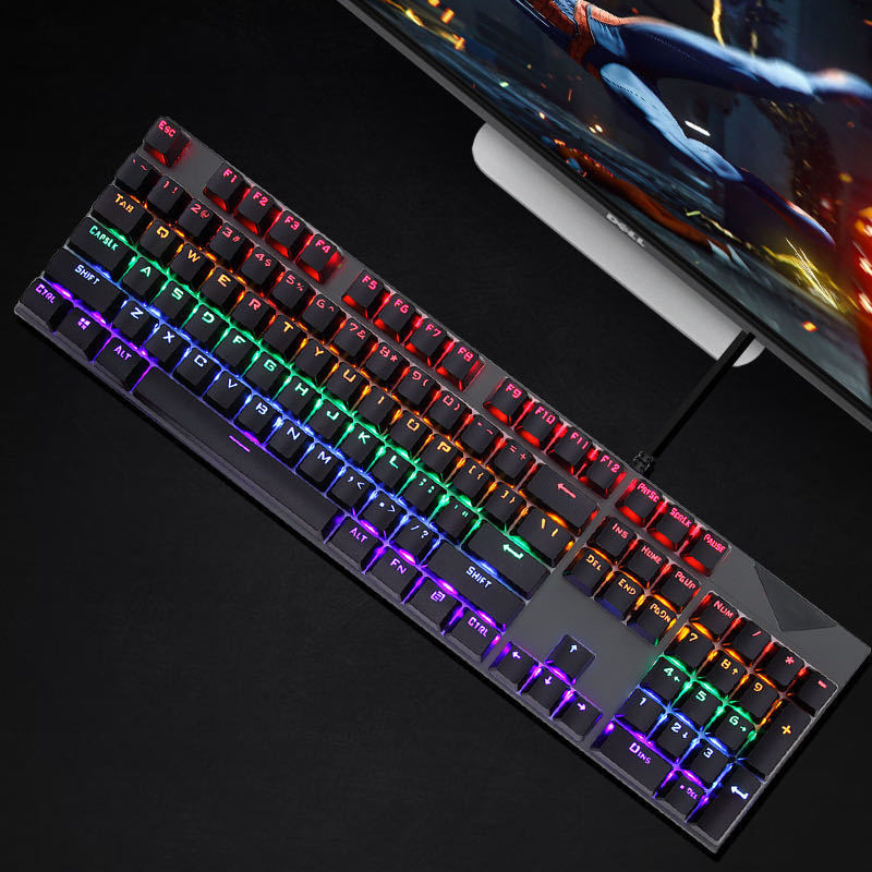 Gaming-Tastatur mit Anpassbarer Rgb-Hintergrundbeleuchtung Brehn