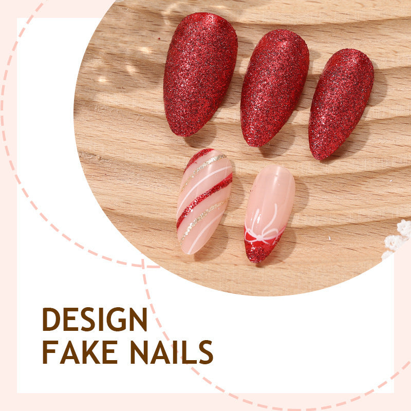 Kunstnagelset mit glitzernden und eleganten Design-Variationen Brehn