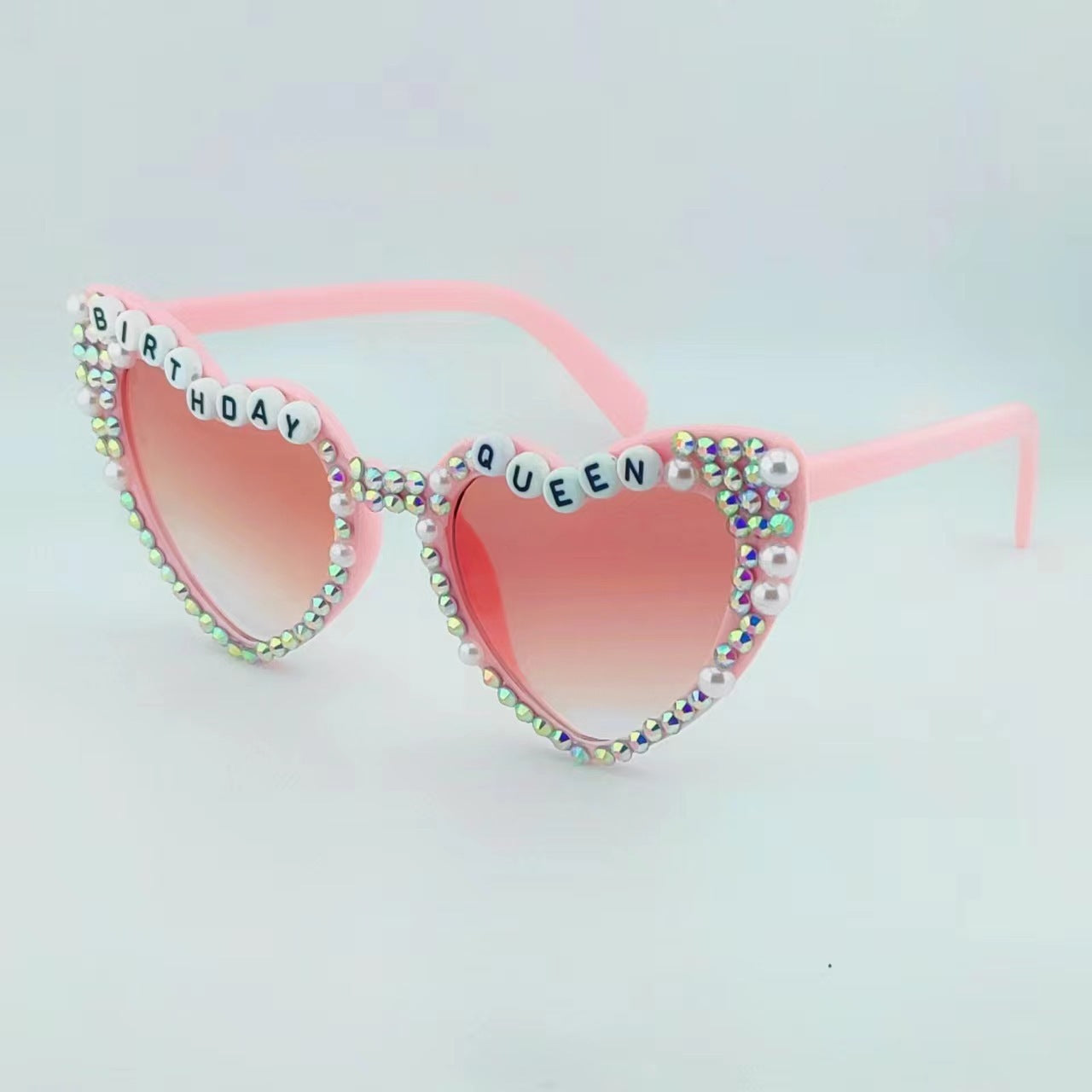 Damen Herzförmige Sonnenbrille mit außergewöhnlichem Dekor Brehn