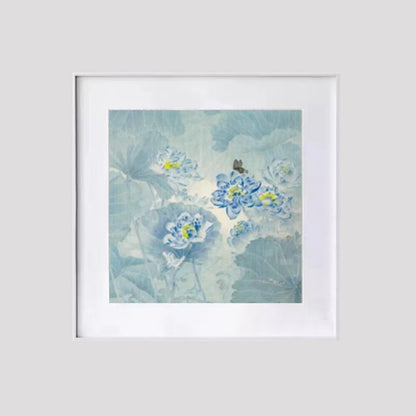 Gerahmtes florales Naturkunstwerk