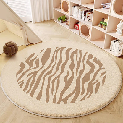 Abstract Circular Area Rug Brehn