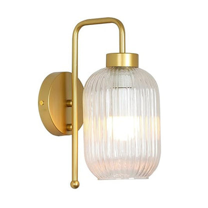 Elegante Glas-Wandlampe