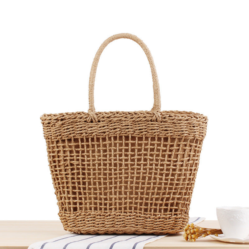 Handtasche Aus Hochwertigem Geflochtenem Biomaterial Brehn