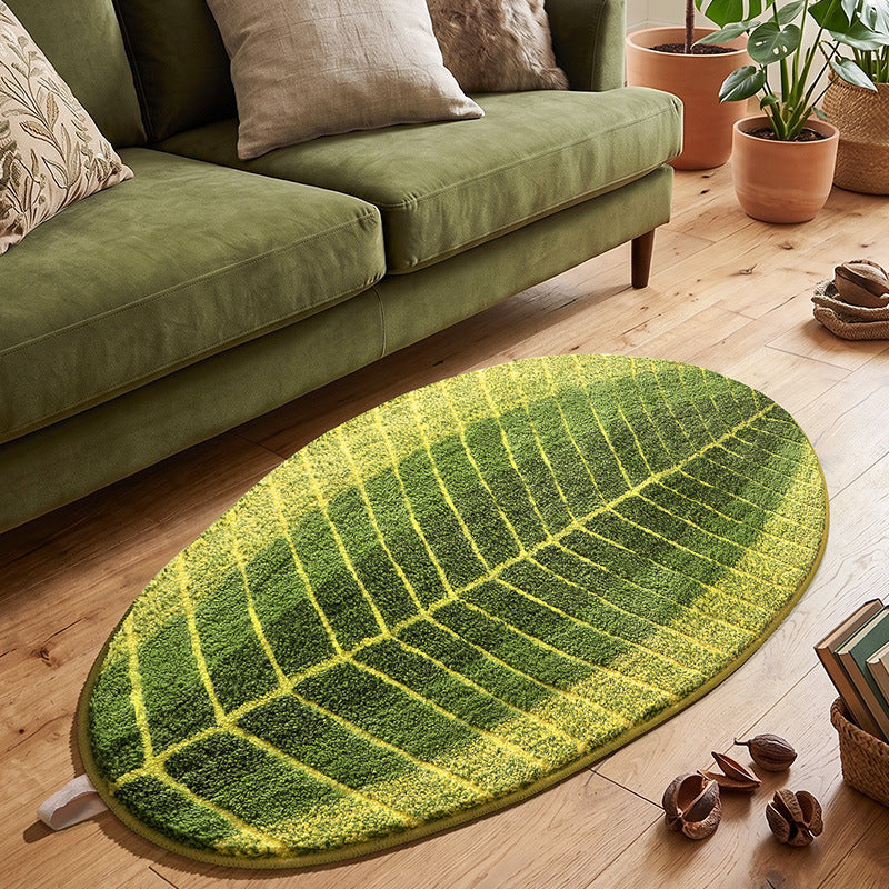 Monstera-Blatt-förmiger Teppich Brehn