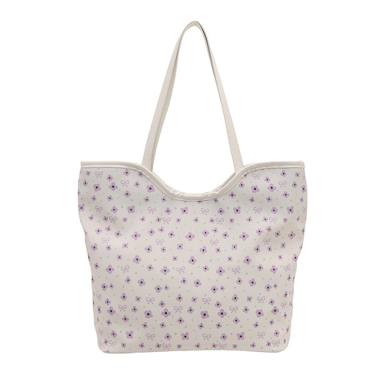 Blumenmuster Einkaufs-Totetasche Brehn