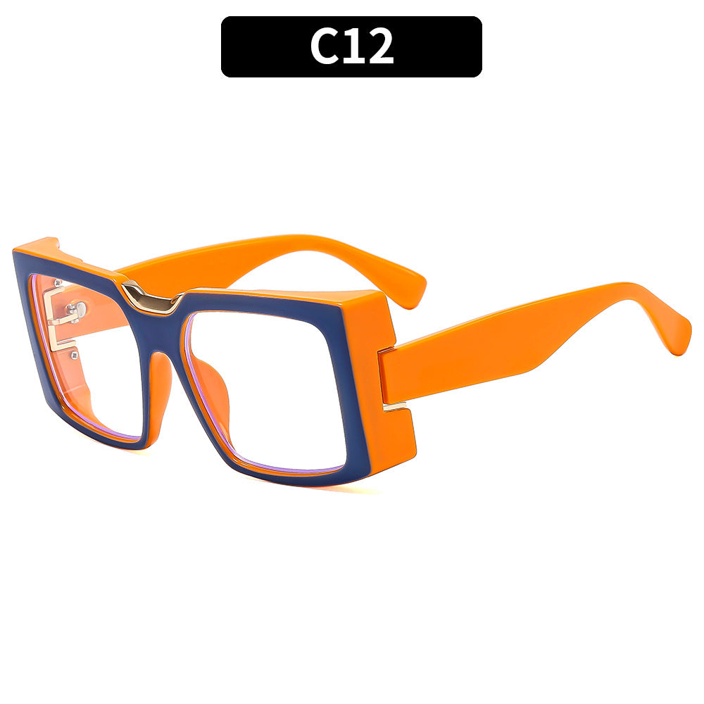 Fetter geometrischer Rahmen Eyewear