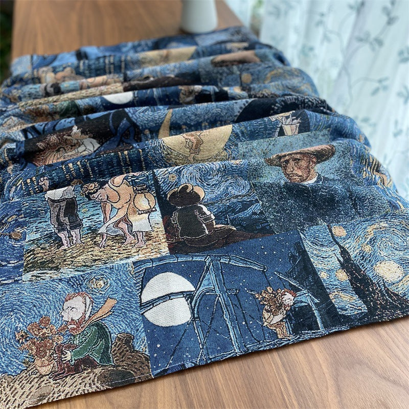 Künstlerische Van Gogh Muster Wurfdecke