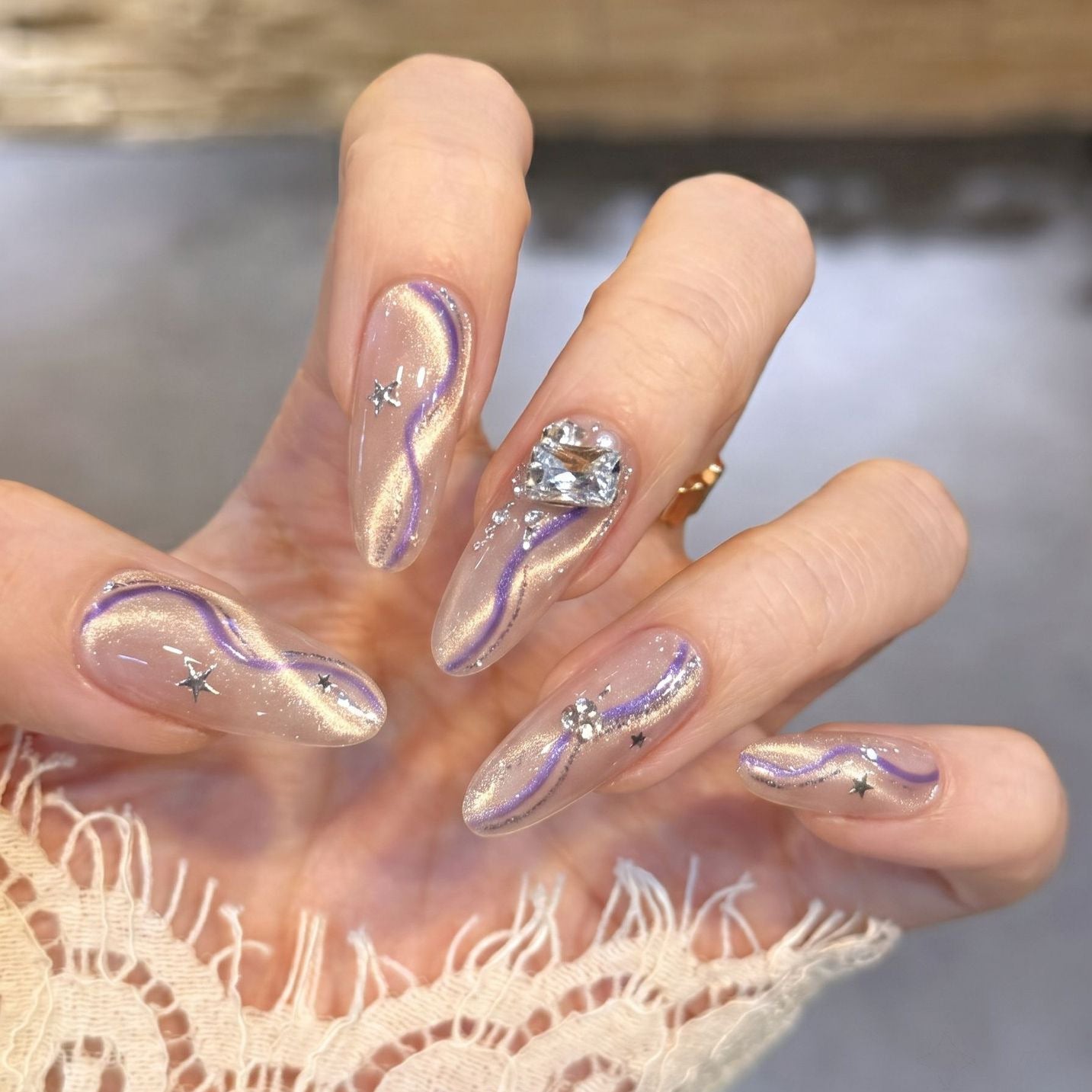 Glamouröses Dekoratives Nagelkunstset Brehn