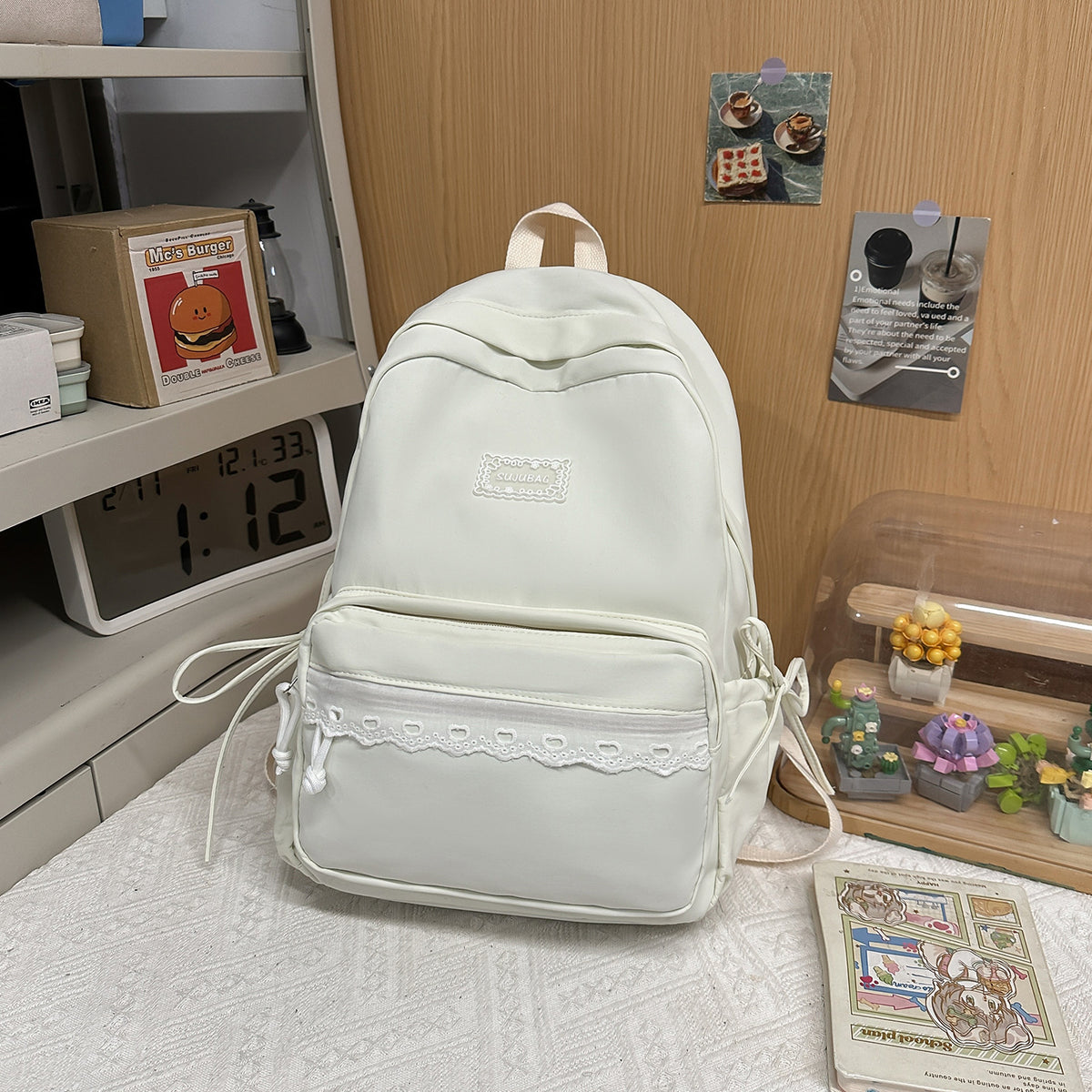 Stylischer kompakter Mini-Rucksack mit niedlichen Akzenten Brehn
