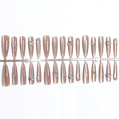 Kunstnagelset mit glamourösem Glitzereffekt Brehn