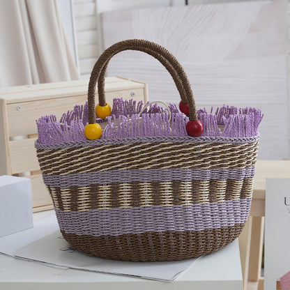 Handgefertigte Strandkorb-Tasche Brehn