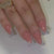 Glitzernde Französische Spitze Nagelkunst Brehn