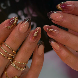 Elegante Gel-Nagelkunstverlängerungen Brehn