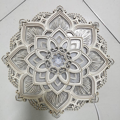 Aufwändig handgefertigtes dekoratives Mandala