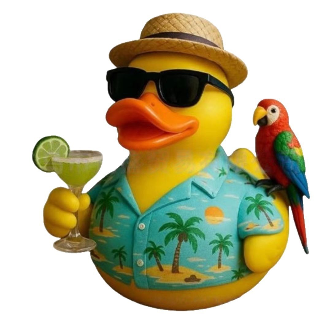 Lustige Badeente mit Sonnenschein-Design Brehn