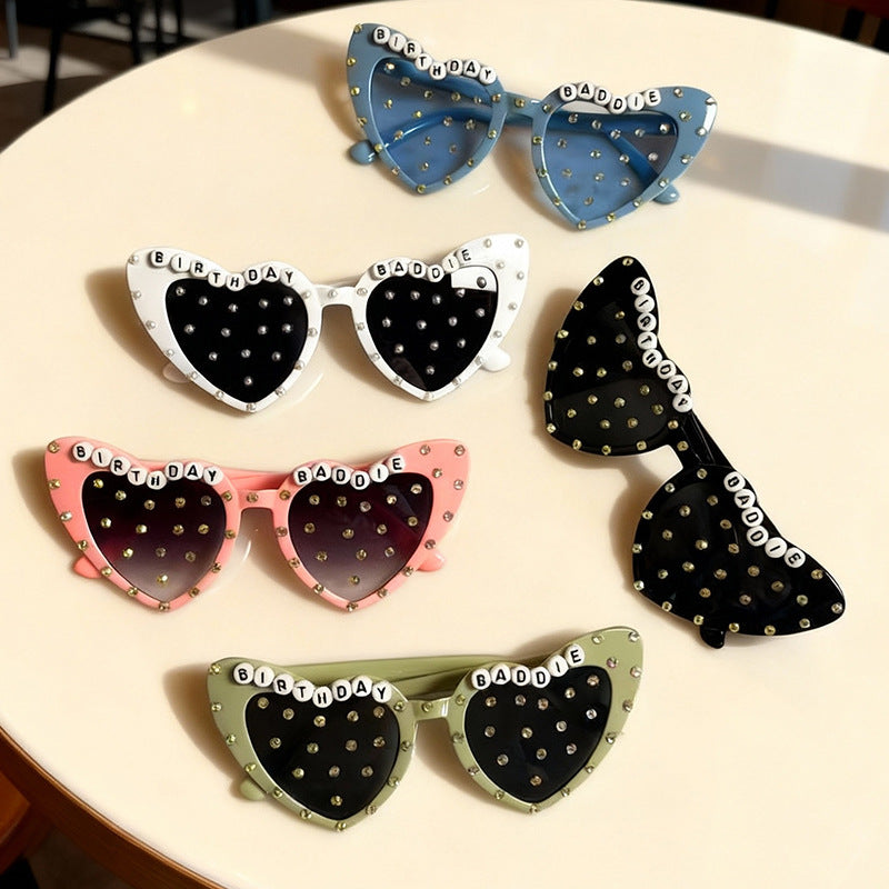 Herzförmige Statement-Sonnenbrille Brehn