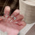 Künstliche Nagelspitzen mit Eleganten Glitzerdetails Brehn