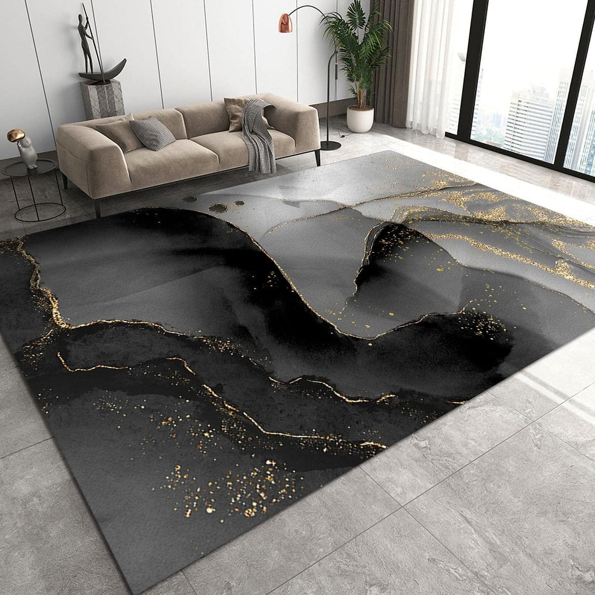 Luxuriöser Geometrischer Teppich Brehn