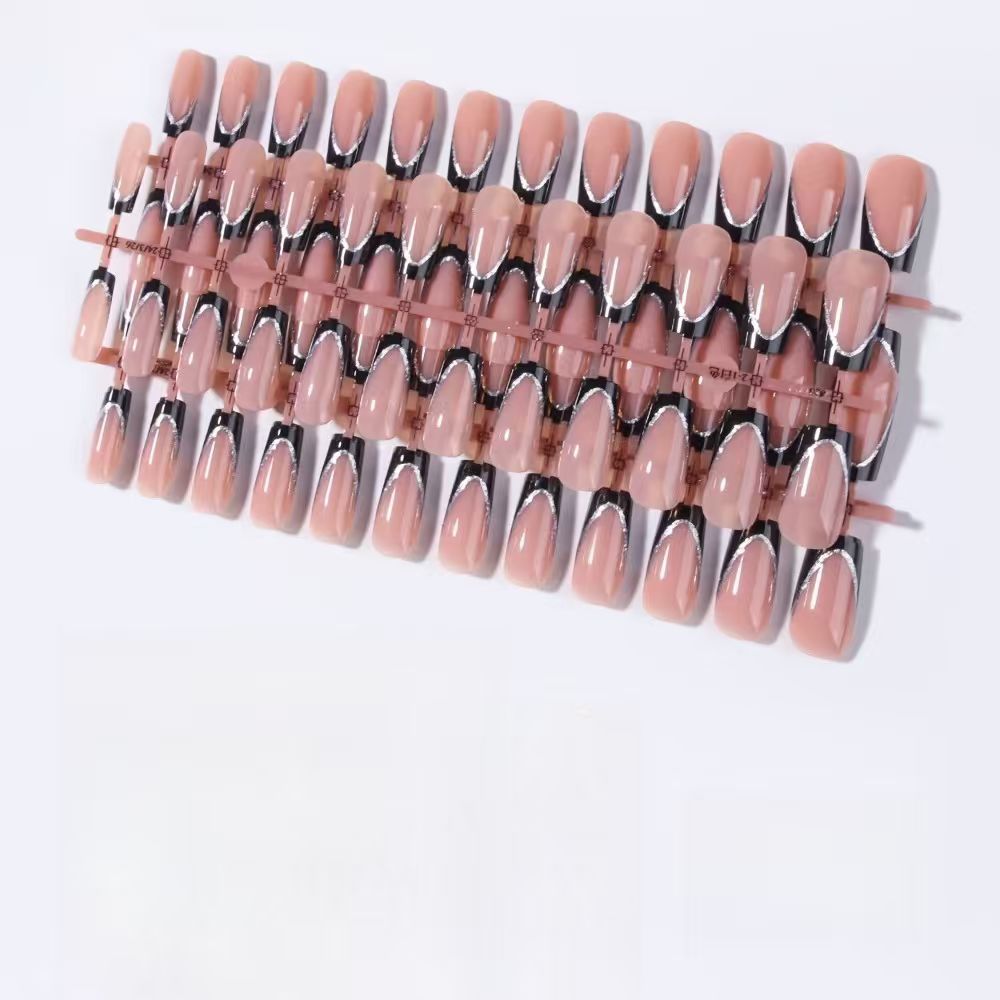 Premium Glänzendes Press-On Nagelset Brehn
