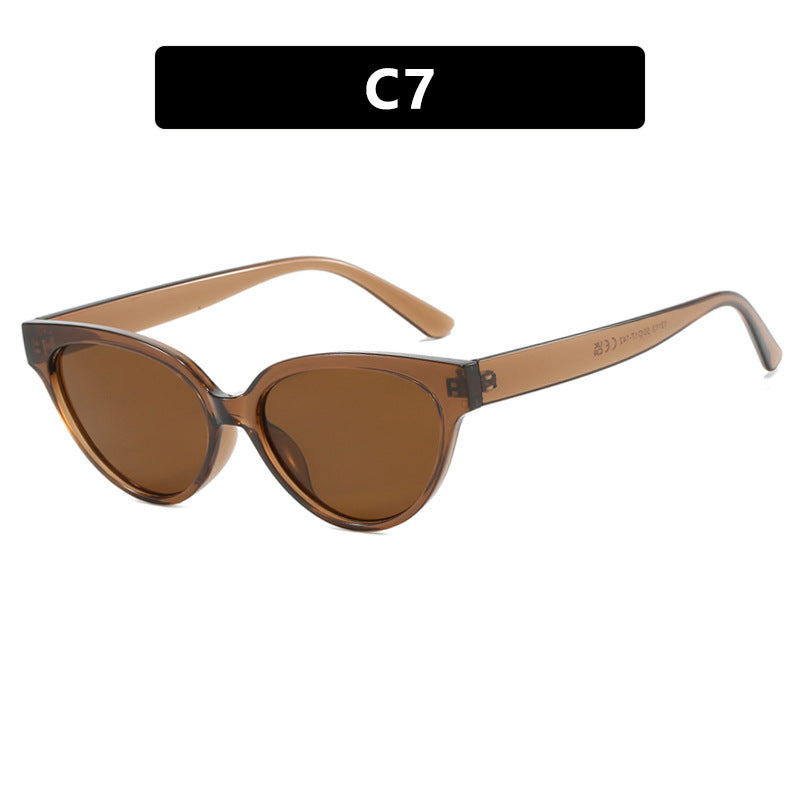 Damen Cat-Eye Sonnenbrille mit luxuriösem Muster und UV-Schutz Brehn
