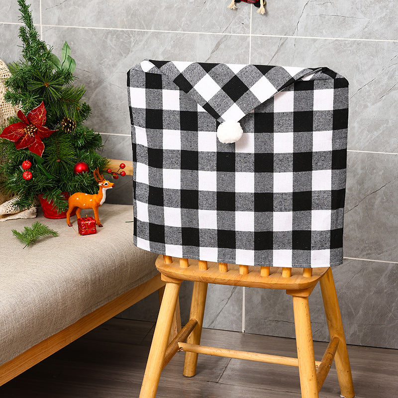 Festliche Stuhlhusse im Weihnachtsdesign Brehn