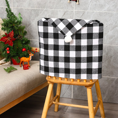 Festliche Stuhlhusse im Weihnachtsdesign Brehn