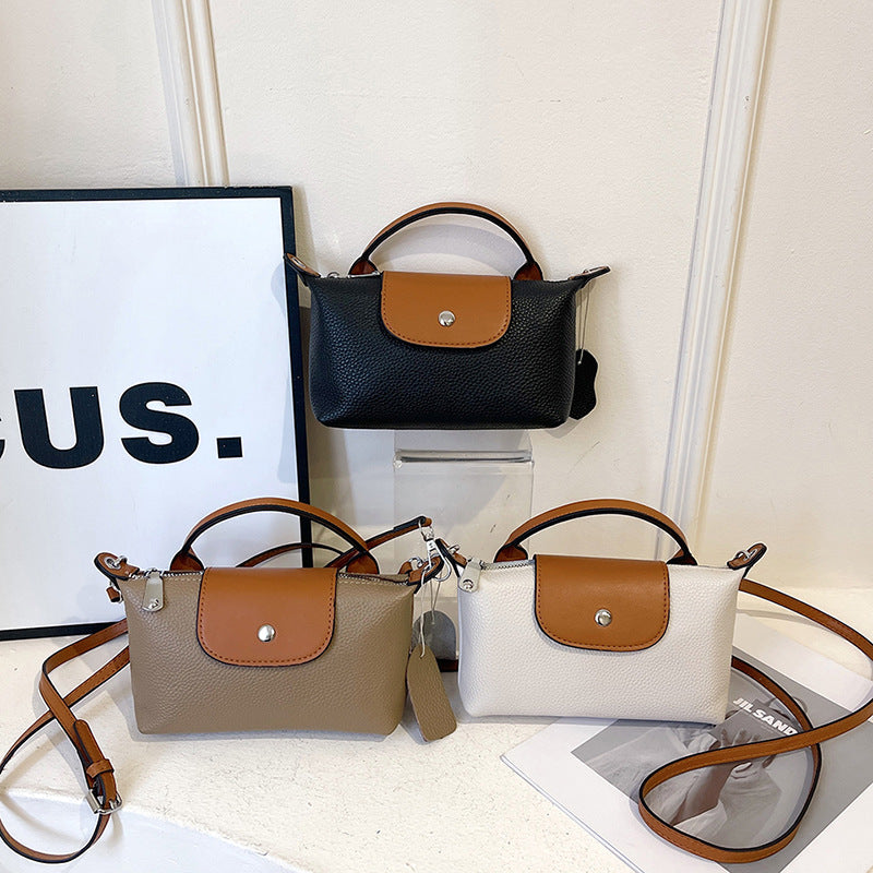 Chic Texturierte Mini-Handtasche Brehn
