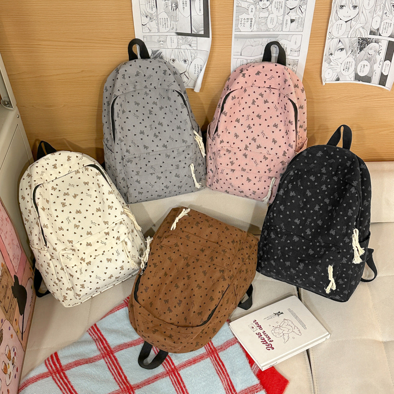 Rucksack mit Verspieltem Schmetterlingsdesign Brehn
