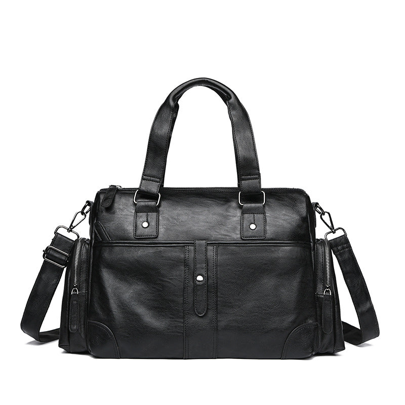 Premium Leder Reis Duffel Tasche Brehn