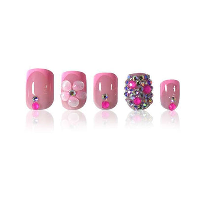 Dekorative 3D Blumen Druck-Nagelkunst Brehn