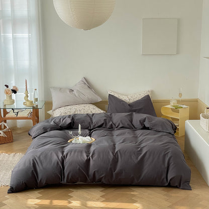 Luxus-Baumwoll-Bettbezug-Set mit hotelweichem Percale-Gewebe