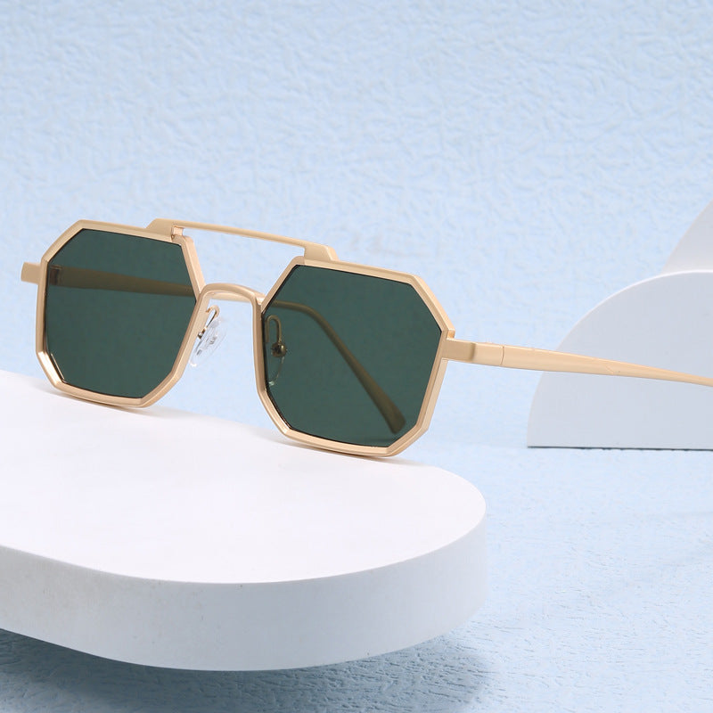 Damen stilvolle Sonnenbrille im eleganten Achtkant-Design Brehn