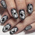 Creepy Spider-Themed Press-On Nail Art Set Brehn