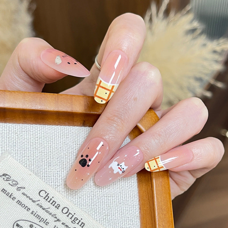 Elegante Nagelkunst Press-On Nägel Brehn