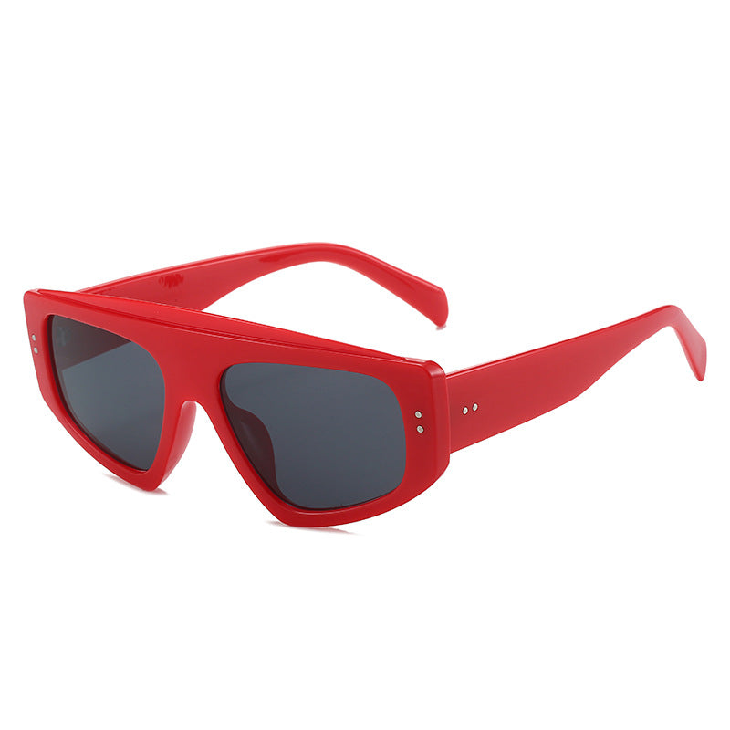 Damen Übergroße Sonnenbrille im trendigen Animal-Print Design Brehn