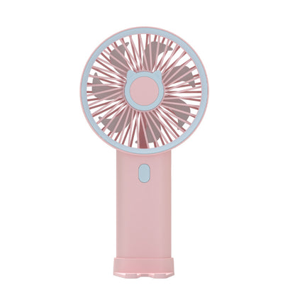 Unisex Tragbarer Handventilator mit ergonomischem Design und niedlichem Katzenmotiv Brehn