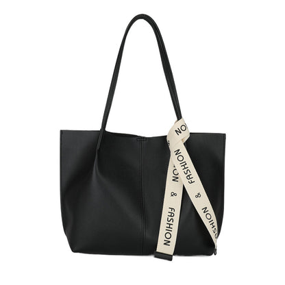 Stilvolle Kunstleder Tote Bag mit strukturiertem Griff