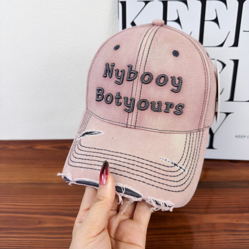 Damen Distressed Verstellbare Baseballkappe Brehn