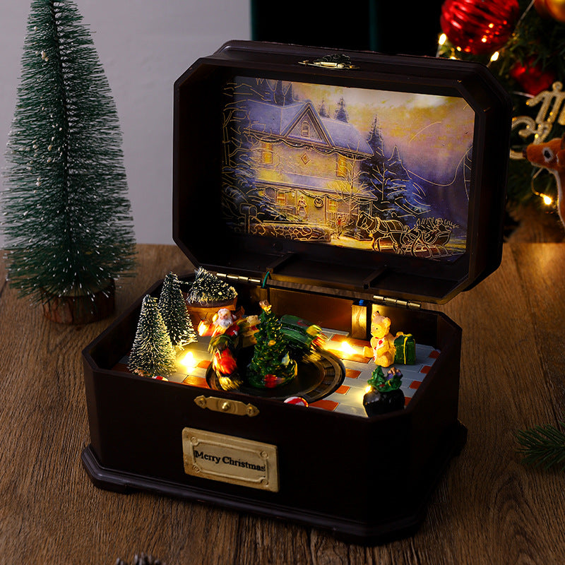 Weihnachtsdorf Spieluhr Brehn