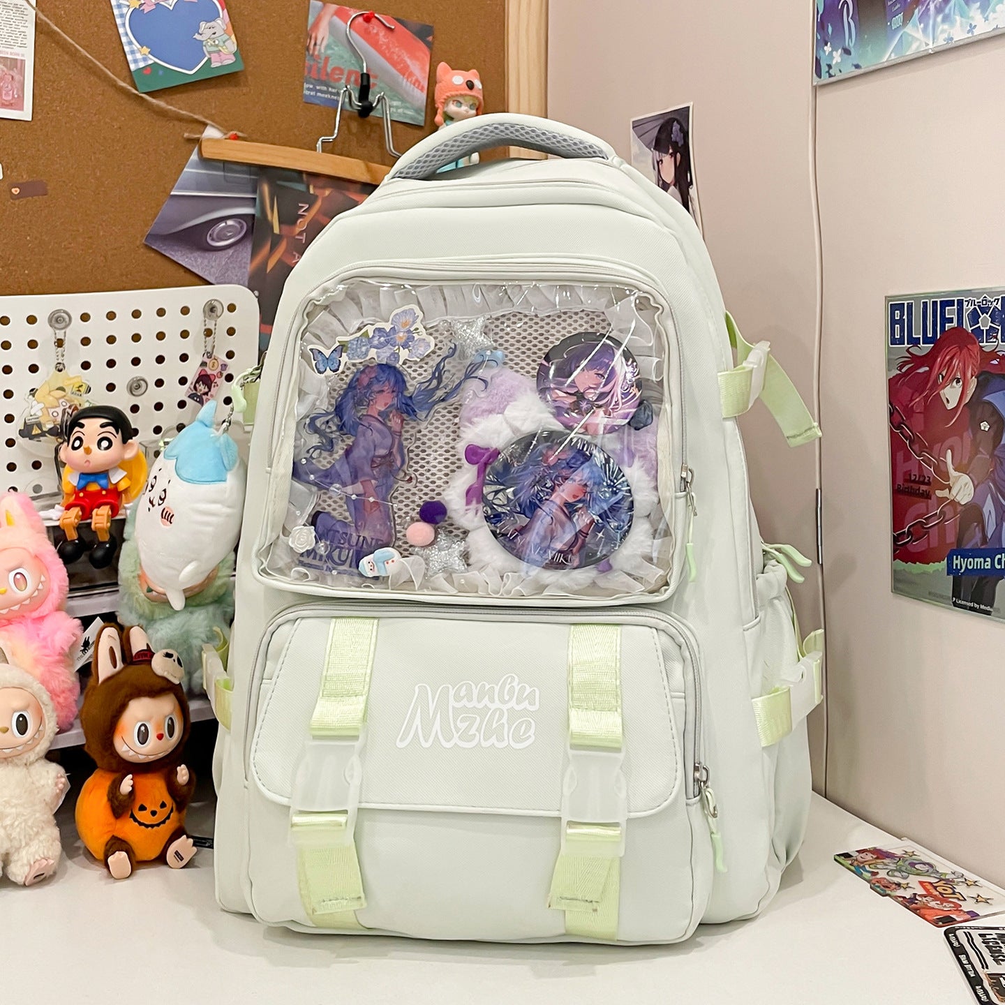 Transparente Mehrfach-Taschen-Schul-Rucksack
