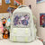 Transparente Mehrfach-Taschen-Schul-Rucksack