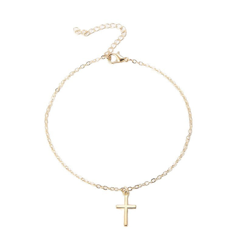 Delikater Kreuz Charm Armband Brehn