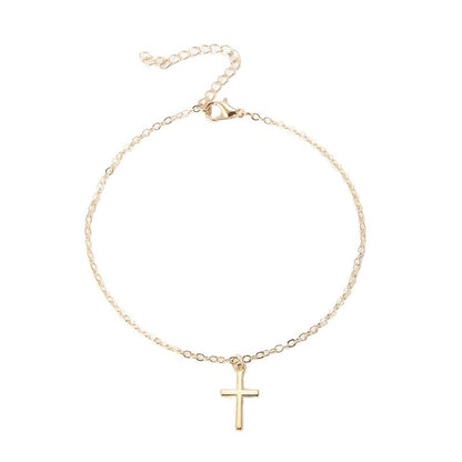 Delikater Kreuz Charm Armband Brehn